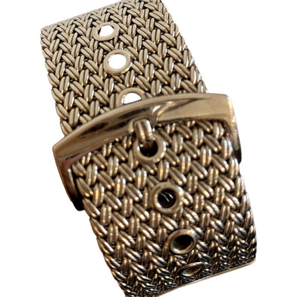 Just Cavalli Silver Plated Womens Bracelet Wristwatch, Swarovski C-shaped bezel - Picture 5 of 7